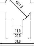 Dimensioned