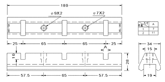 Dimensioned