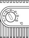 Electronic Thermostat ET 011 (24VDC) Dawing