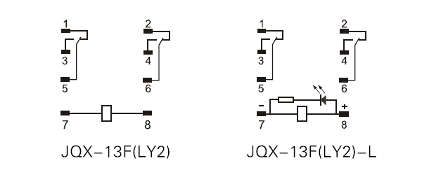 General Purpose Relay Jqx 13f Ly1 Ly2 Ly3 Ly4