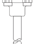 Small semiconductor Heater HGK 047 Series Dawing