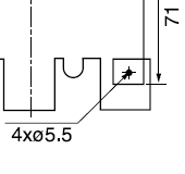 Dimensioned