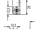 Small semiconductor Heater RC 016 Series Dawing